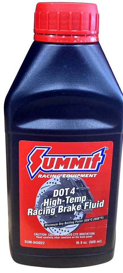 Summit Racing™ DOT 4 High-Temp Racing Brake Fluid 16.9 Oz - Click Image to Close
